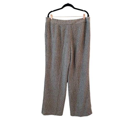 Talbots Womens Wide Leg Trouser Pants Size 16 Italian Office Career Capsule - Picture 2 of 7